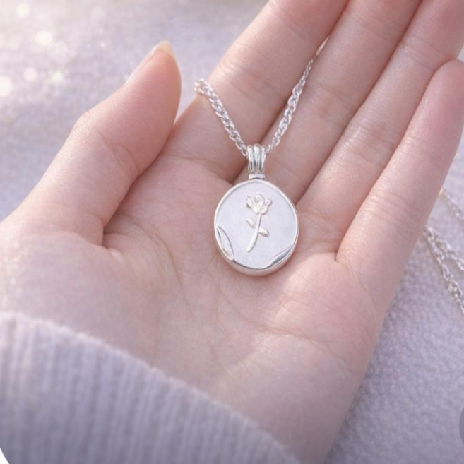 라라 실버925 은목걸이 순은