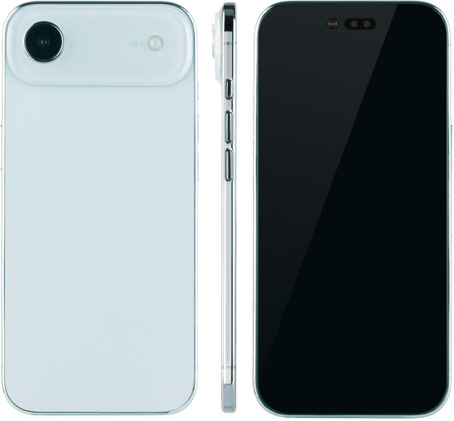 [Amazon.co.jp iPhone Air 한정] 전시용 모형 스카이블루(검정 화면) 목업 스마트폰