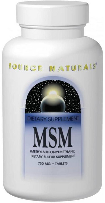 Source Naturals 일본직구 MSM(Methyl Sulphonylmethane) 750mg(국제 직제품), 1개