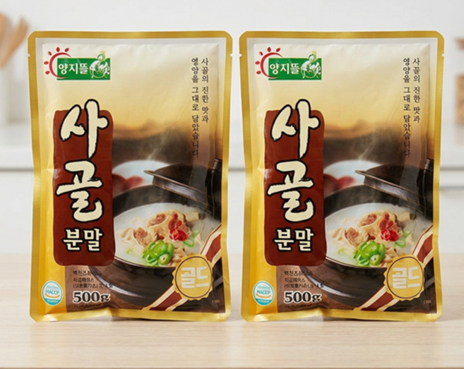 양지뜰 사골 분말 골드, 500g, 2개