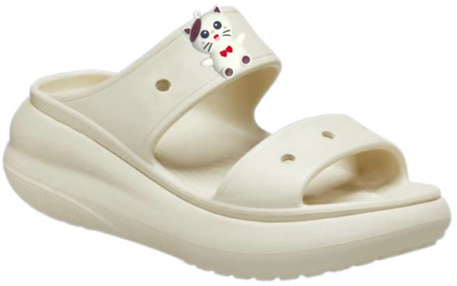 크록스 크러쉬 샌들 우먼 슬리퍼 207670 고양이 악세사리 포함 당일발송