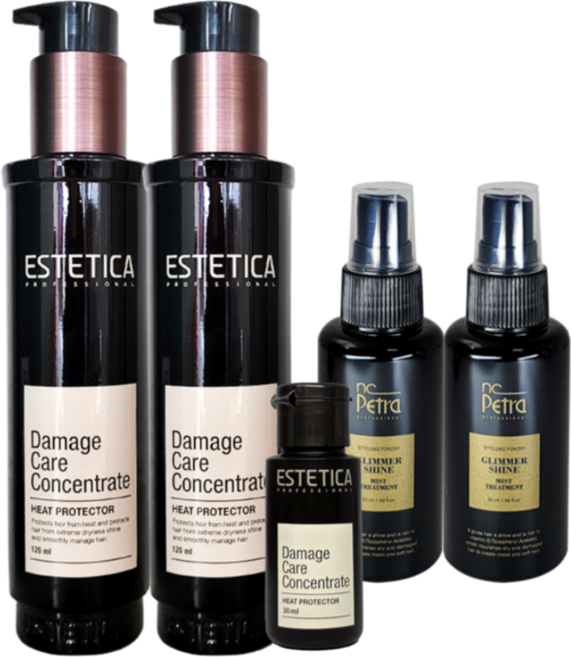 에스테티카 데미지케어 컨센트레이트 헤어에센스120ml 2개, 1.뿌리는트리트먼트50ml 2개