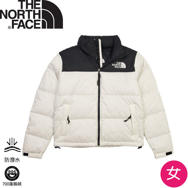 The North Face 女 ICON 700FP 防潑水鵝絨保暖外套 美版 黑/白