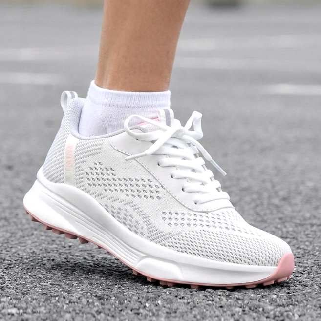 에버라스트 발편한 경량 워킹화 메쉬 쿠션 미끄럼방지 논슬립 운동화 트레일 러닝화 여성 남성 스크린 연습용 골프화 스파이크리스 골프운동화