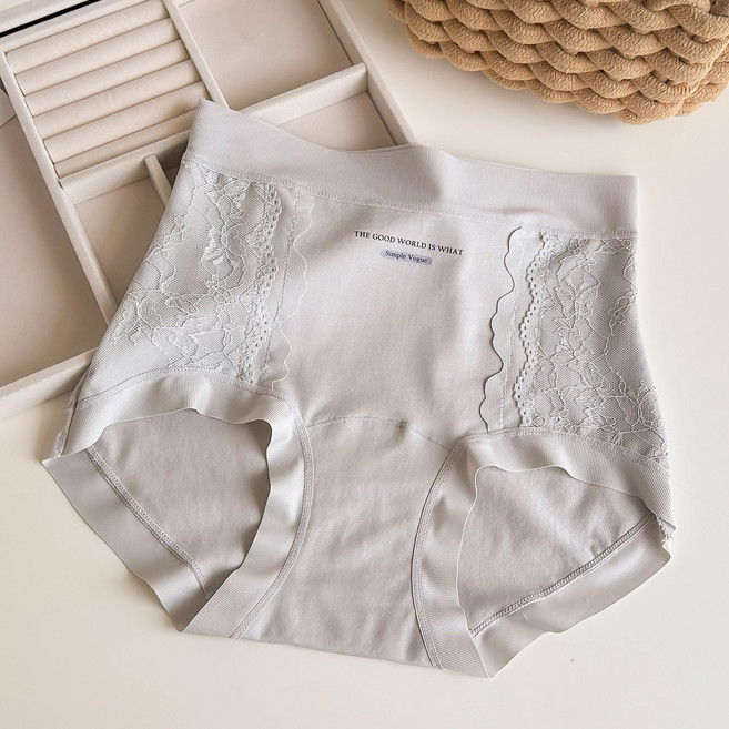 여성용 하이웨스트 복부 팬티 뱃살보정 삼각팬티 레이스 보정팬티(고급스럽고 편안한 품질)