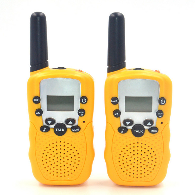 미니 멀티 생활무전기 T388 2개/세트 초소형 생활 무전기 워키토키 생활용T-388, 옐로우2개