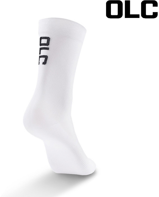 OLC 기능성 스포츠양말 바이크 요가 헬스 러닝 삭스, 1개, 화이트