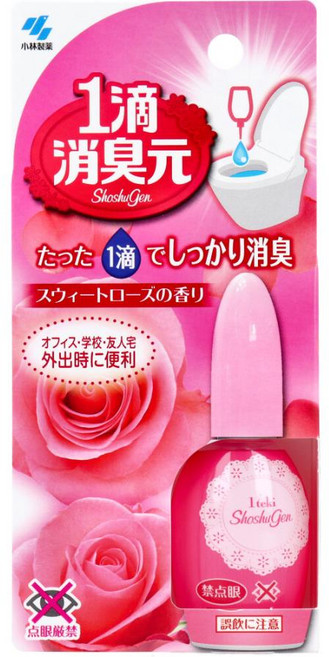 고바야시 화장실 에티켓 장미향20ml/1방울 사용시 640회가능, 1개, 20ml