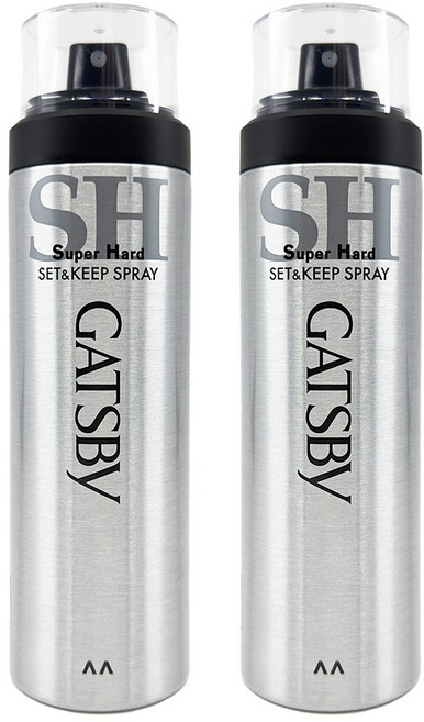갸스비 셋앤킵 슈퍼하드 헤어스프레이, 263ml, 2개