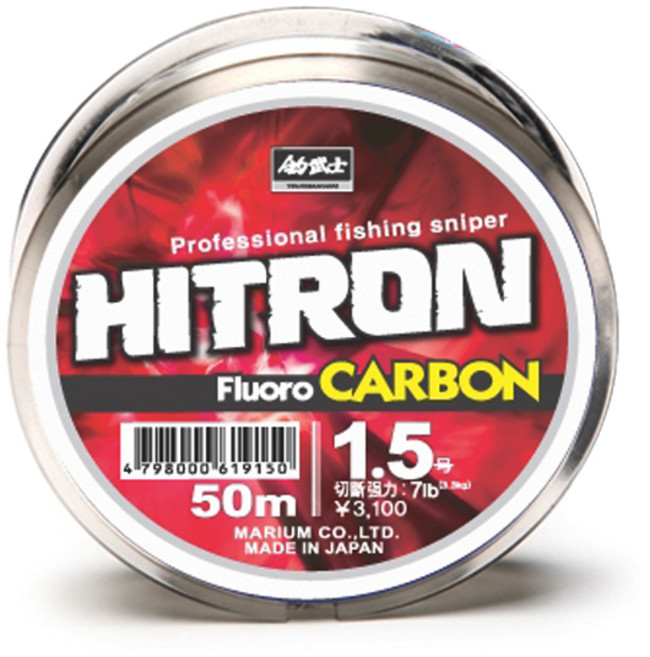 조무사 히트론 고급 후로로카본 50M 0.8호 바다목줄, 0.8호 50M, 1개
