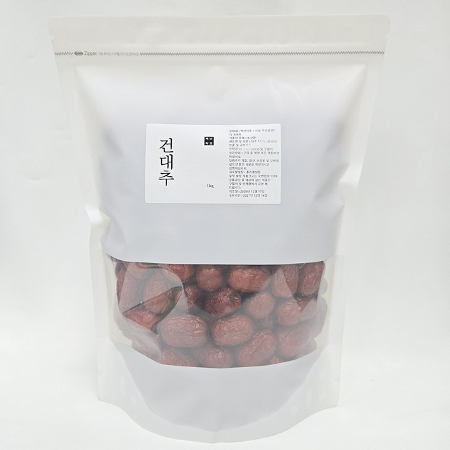 백년약초 중국산 수입 건대추 특초 말린대추, 1개, 1kg