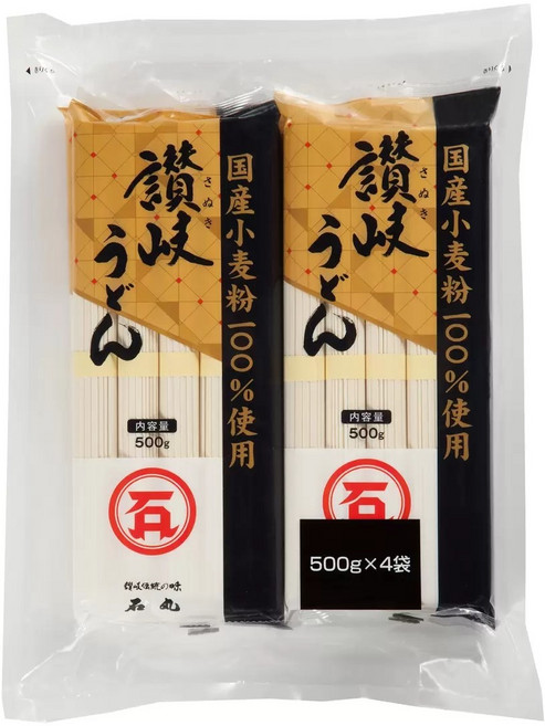 Ishimaru 이시마루 사누키 우동 홈푸드 간편집밥 500g 4개입, 4개