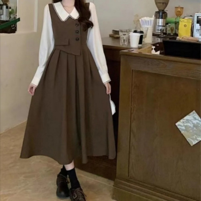 개화기의상 경성의복 복고풍 중세시대 레트로 빈티지 원피스