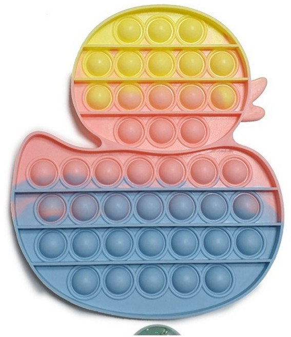 촉감 청각 만족 피젯 푸쉬팝 팝잇 종합 선물, A뒤뚱오리II, 1개