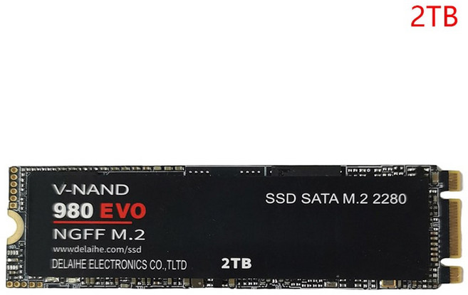 노트북 컴퓨터용 내장 솔리드 스테이트 드라이브 하드 디스크 SATA 2280 M.2 SSD NGFF 980 EVO Plus 128GB 2/4TB 1PC, 2TB, 한개옵션1, 01 2TB