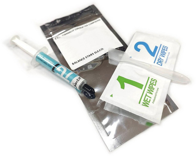 小白的生活工場*星牌 倍能事達TG-1 散熱膏3g 納米型超級導熱 附刮刀 擦拭棉, 1個