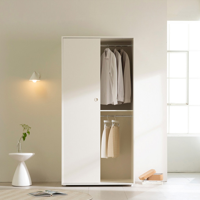 라자가구 어라운드 1000 슬라이딩 옷장, 화이트