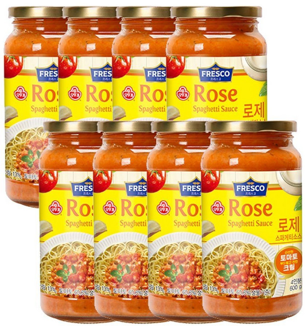 프레스코 로제 스파게티소스 600g 8개, 1개