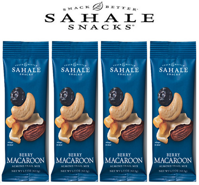 프리미엄 영양간식 시즈닝 믹스넛 블루베리마카롱 아몬드 42.5gx4봉 /캐슈넛 코코넛 말린사과 믹스너트 한줌견과, 170g, 1세트