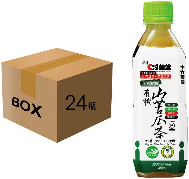 淺草堂 有機山苦瓜茶, 24, 360ml