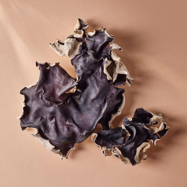 白背黑木耳 膳食纖維豐富 口感Q彈滑嫩, 1個