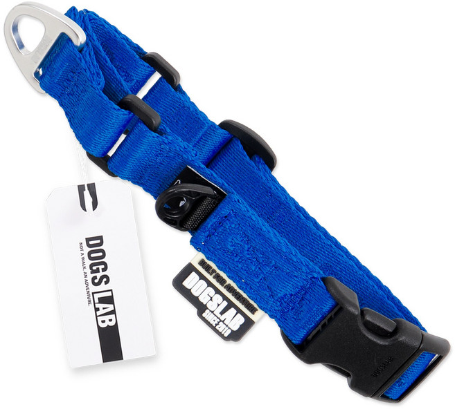 독스랩 강아지 마틴게일 목줄 소형견 대형견, 클래식 블루, 1개