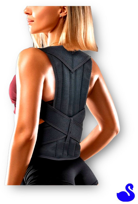 로즈밀 어깨펴기 바른자세 교정밴드 말린어깨밴드 바른자세밴드, XL