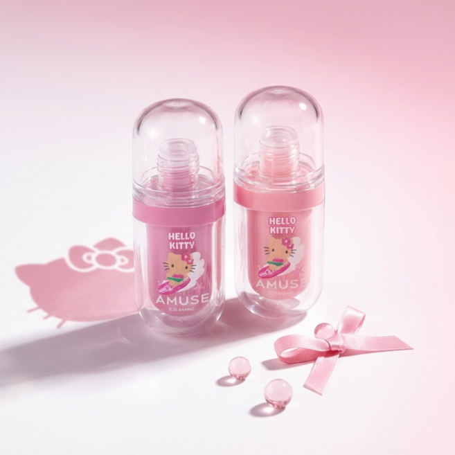 어뮤즈 태닝키티 젤핏 틴트 3.8g, 1개, 10 피치베이비 + 태닝키티 인형