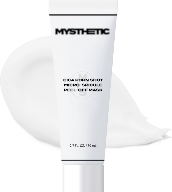 미스테틱 시카 식물성 PDRN 100만샷 수용성 콜라겐 마이크로 스피큘 필오프 랩핑 마스크 80ml, 1개, 1개입