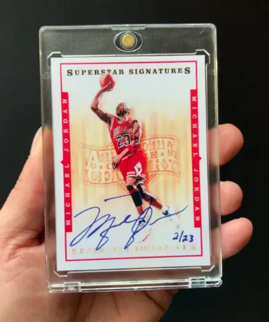 파니니 1999 NBA 농구 스타 카드 조던 마이클 라몬트 제임스 사인 브릭 수집용 크리스마스 생일 선물, 01 08