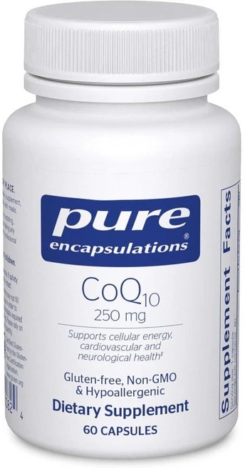 퓨어인캡슐레이션 코엔자임Q10 250mg 60베지캡슐 큐텐, 1개, 60정 - 쿠팡