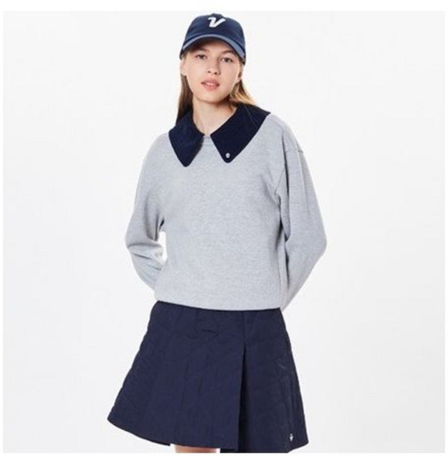 볼빅 여성용 골프 플랫 카라 티셔츠 VLTSN907