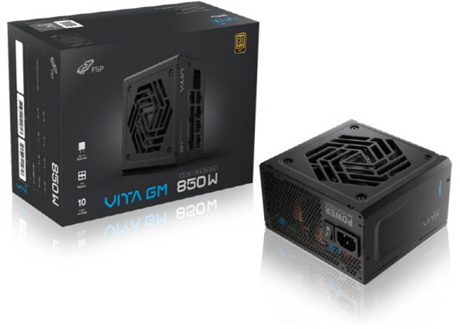 FSP VITA GM 850W 80PLUS Gold ATX 3.1 파워서플라이, VITA-850GM(블랙)