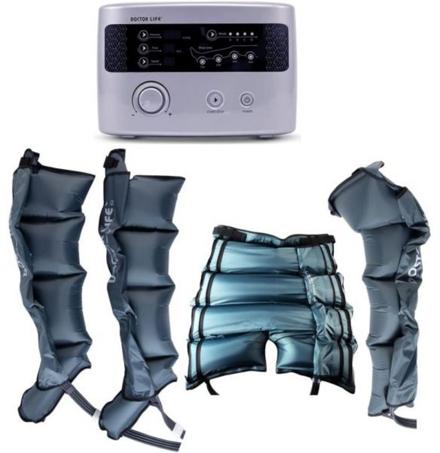 LX9max 순차 공기 압축 시스템 : 기기 + 다리(XL) 허리 FSAHSA 승인 혈액 순환 빠른, 1. Legs (L)_7. Legs + Arm + Ce, 1개