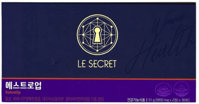 뉴트리원 르시크릿 에스트로업, 60정, 1개