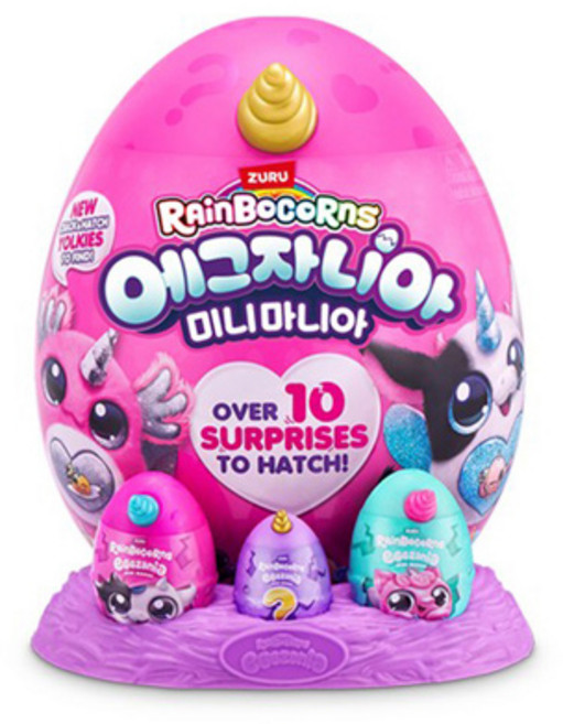 레인보우콘 에그자니아 미니마니아 인형 랜덤발송, 1개