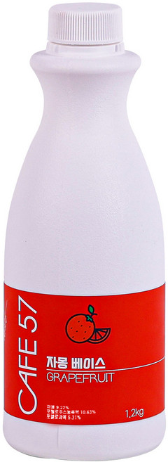 카페57 상온 자몽 베이스, 1.2kg, 1개