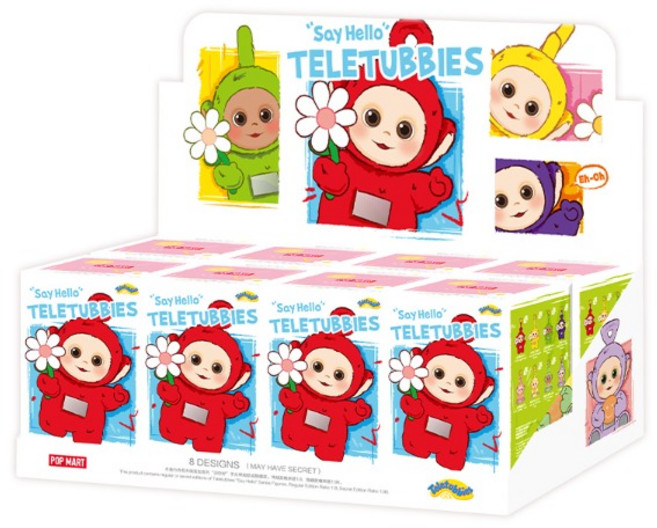 정품 팝마트 텔레토비 안녕 시리즈 8종 풀박스 세트 피규어 인형 키링 랜덤박스