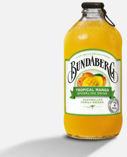 분다버그 트로피칼 망고 드링크, 375ml, 12개