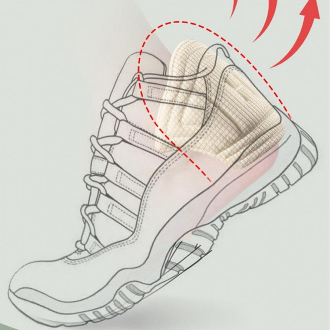 발 뒤꿈치 패드 운동화 뒷꿈치 수선 새신발 사이즈, 스킨 1cm