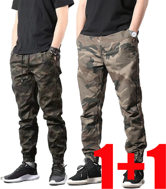 남성용 카모플라주 캐주얼 팬츠 캐주얼 가을 밀리터리 긴바지 2종 세트 ZXCYYBD41399