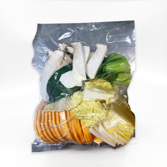 신금 샤브샤브용 간편야채 500g 새송이버섯 청경채 알배추 단호박, 1개