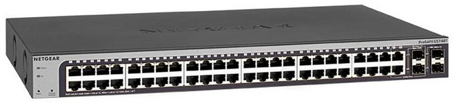 NETGEAR GS748Tv5 L2 48포트허브 스마트스위치 1000Mbps+4SFP, 1개
