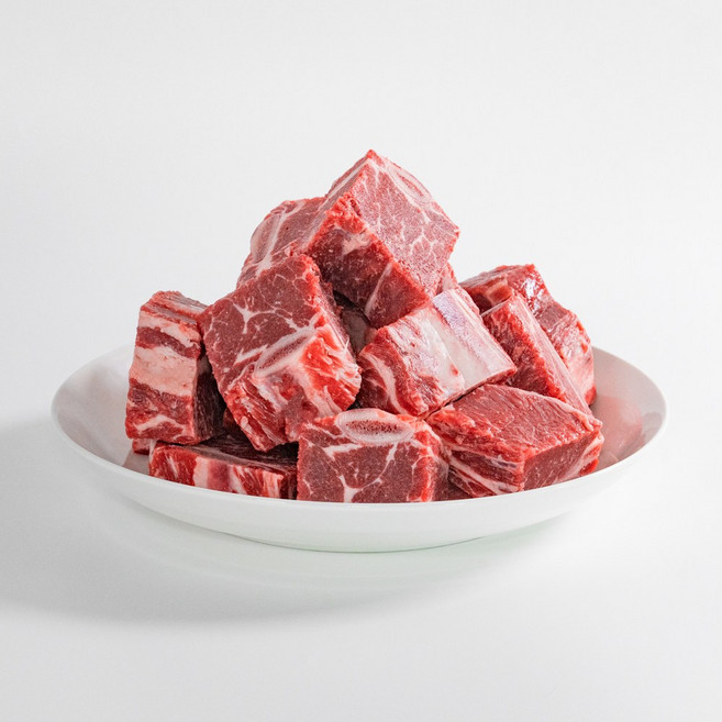 고기생각 찜갈비용 지방 제거 미국산 소갈비찜 1kg, 3개