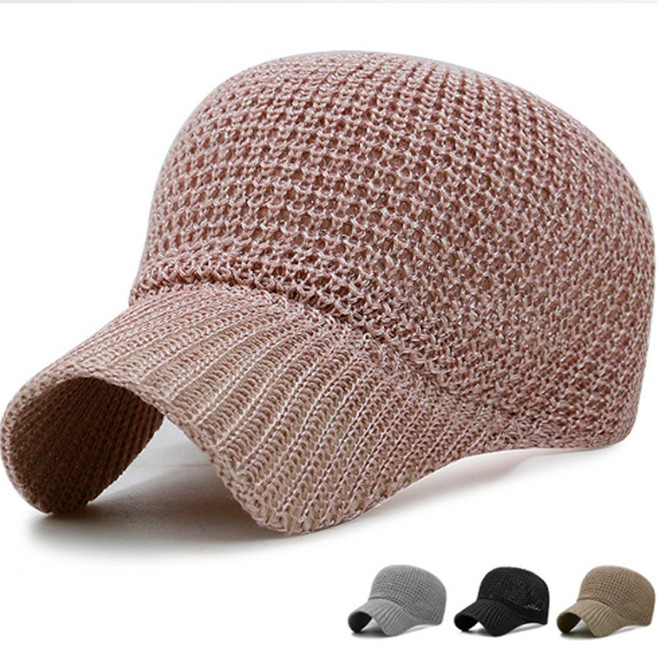 JUN팩토리 여성 반짝이메쉬 큐빅모자 야구모자 예쁜 중년모자, 화이트