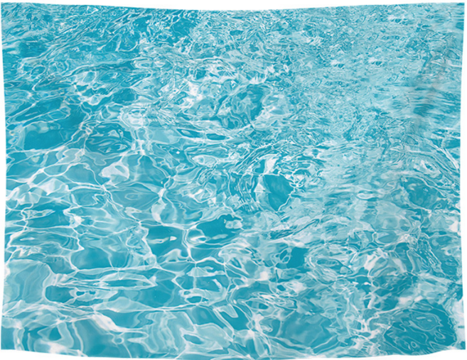 데일리베러 인테리어 가리개천 중형 패브릭 포스터, 수영장