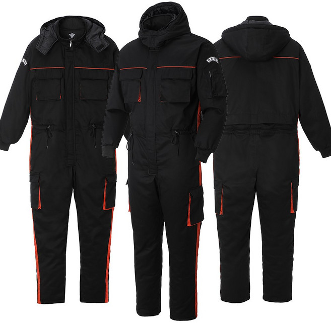 [샤인힐즈] 겨울 컴퍼니 스즈끼웨어 방한복 우주복 정비복 작업복 KSS9320, 블랙, 1개