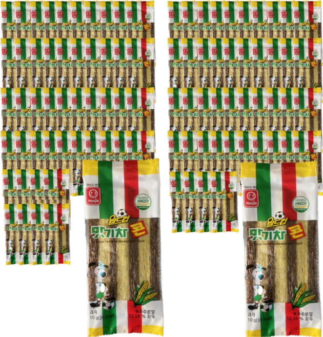 한진식품 맛기차콘, 10g, 100개