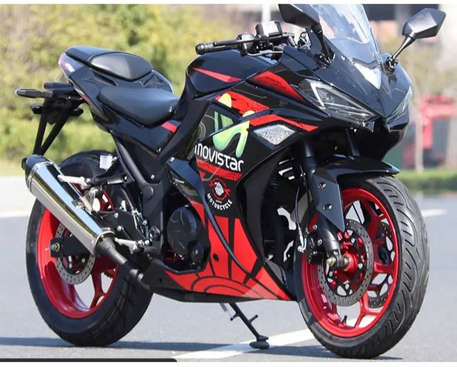 HJ 신형 250CC 단기통 자동차 이동 가족 성인용 오토바이 파티 경주, 12