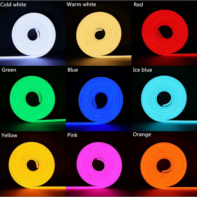 12V 1CM컷팅 네온플렉스50CM(6mmX12mm) LED줄조명 줄네온 간접조명, 레드, 1개
